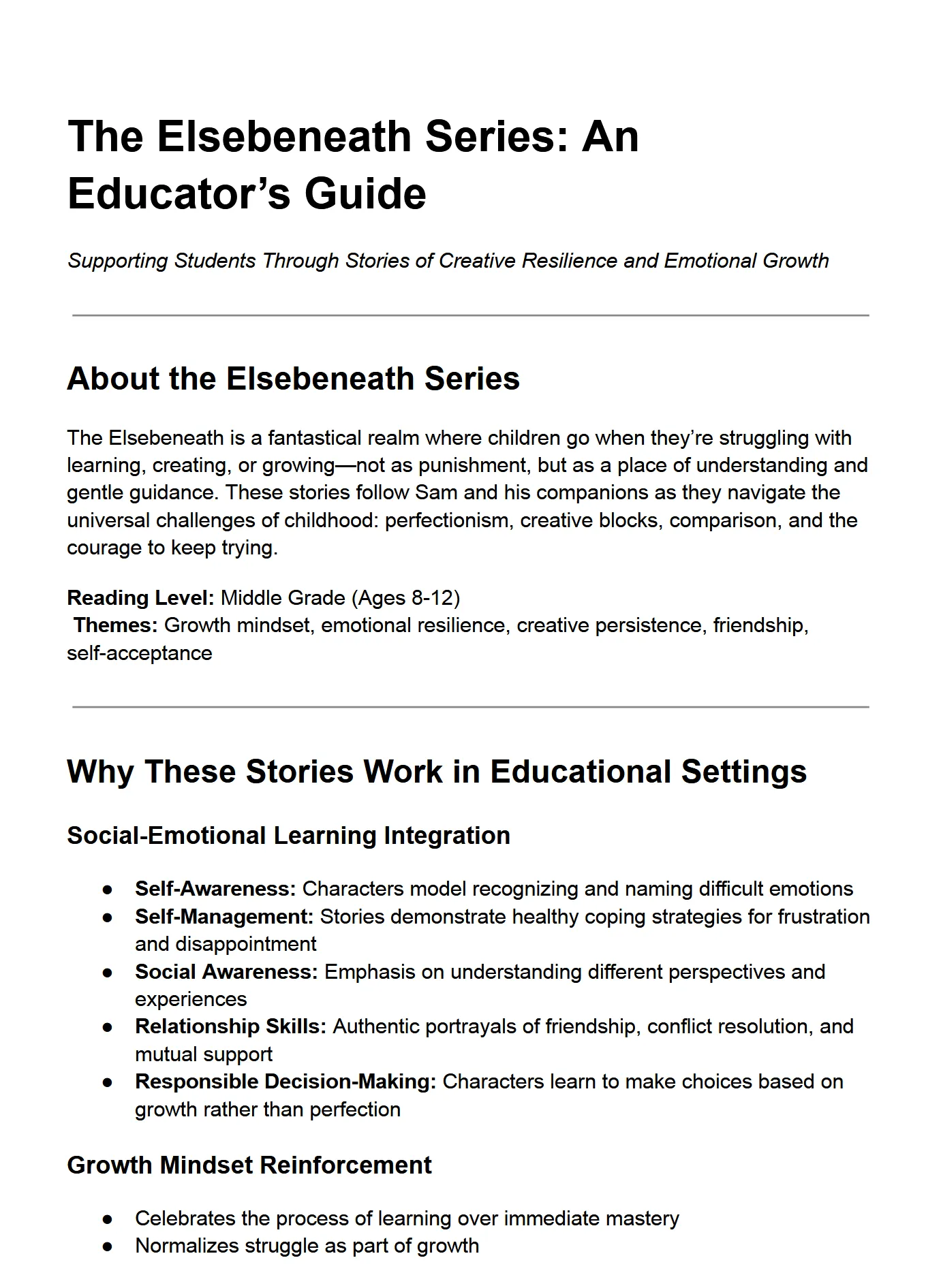 Educator's Guide Cover